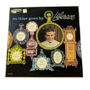 Liberace As Time Goes By Vinyl LP Record Coral High Fidelity 33 1/3 RPM
